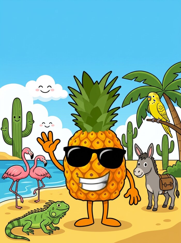 Island Animal Safari activity book cover